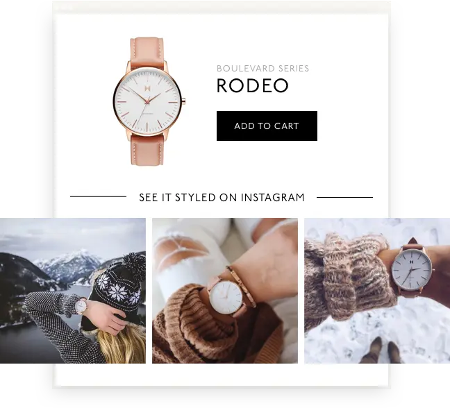 Product Page Shoppable Galleries