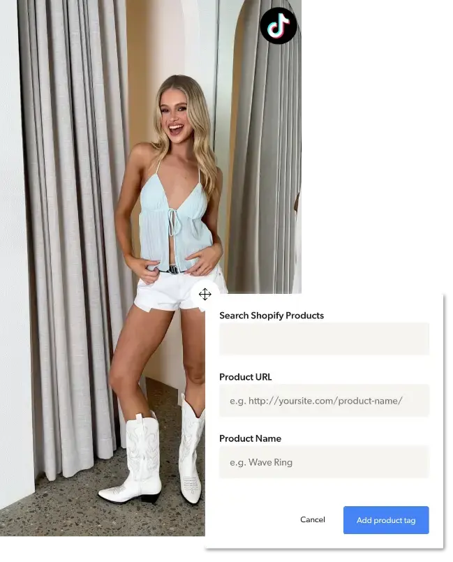 Product Page Shoppable Galleries